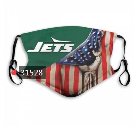 NFL 2020 New York Jets #58 Dust mask with filter->nfl dust mask->Sports Accessory